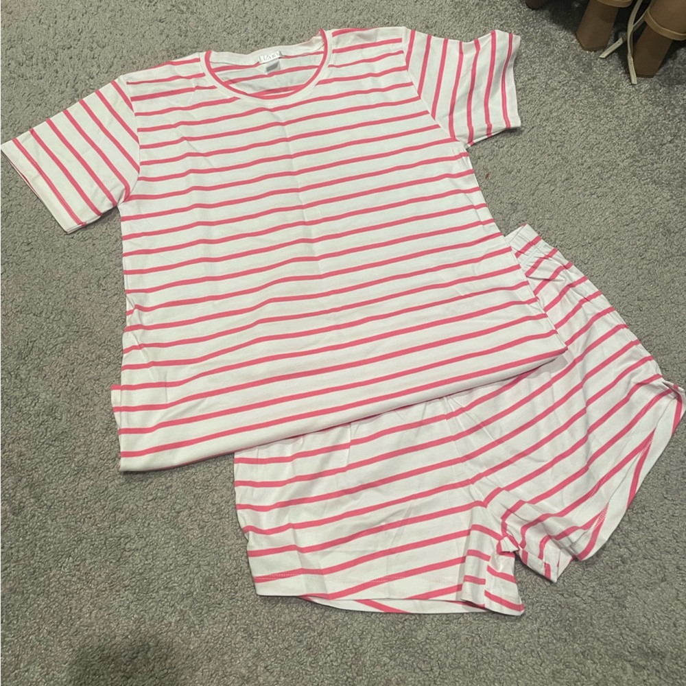 LAKE Pajamas Pima Weekend Shorts Set Medium